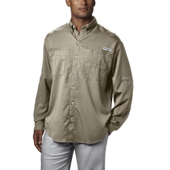 Columbia Muške Košulje - PFG Tamiami II Long Sleeve Big Kaki Boja | AILF-24957